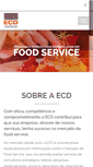 Mobile Screenshot of ecdfoodservice.com.br